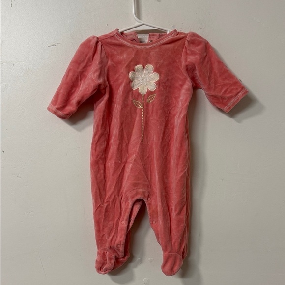 First Impressions Other - First Impressions Coral Floral Footie Y2K